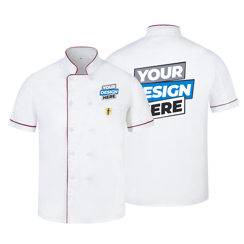 609 Short Sleeve Chef Uniform Kitchen SS-2071 - Image 1
