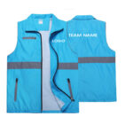 Customized LOGO Zipper Vest SS-101
