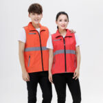 Customized LOGO Zipper Vest SS-101 - Image 4