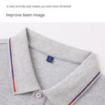 Gentleman's mercerized antibacterial beaded lapel-polo - Image 4