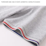 Gentleman's mercerized antibacterial beaded lapel-polo - Image 5