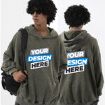 Batik Washed Hoodies For Men Unisex - Image 4