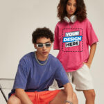 230GSM Heavy Cotton Unisex Tee - American Minimalist Style, Loose Fit, Free Logo Print (MOQ 1pc, Couple Set, S-5XL) - Image 5