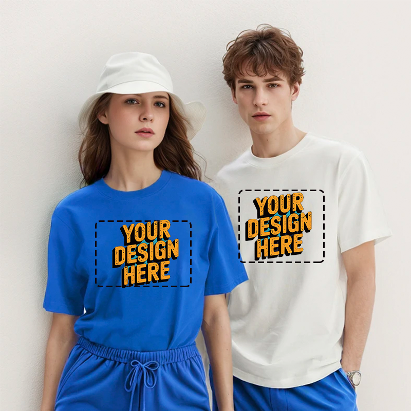 13392098835053701_看图王 Unisex 170GSM Combed Cotton Tee - Free Logo Printing Jcs-9100 - Image 1