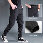Cuctomize LOGO Multi-pocket overalls men summer thin fashion trendy harem pants loose casual pants men's leggings Free Print - Image 7