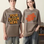 HM-T53 Unisex Heavyweight Cotton T-Shirt – 280gsm Drop Shoulder Relaxed Fit Tee, Round Neck, Solid Color, Oversized Casual Wear (350g avg.) - Image 4