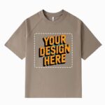 HM-T53 Unisex Heavyweight Cotton T-Shirt – 280gsm Drop Shoulder Relaxed Fit Tee, Round Neck, Solid Color, Oversized Casual Wear (350g avg.) - Image 2