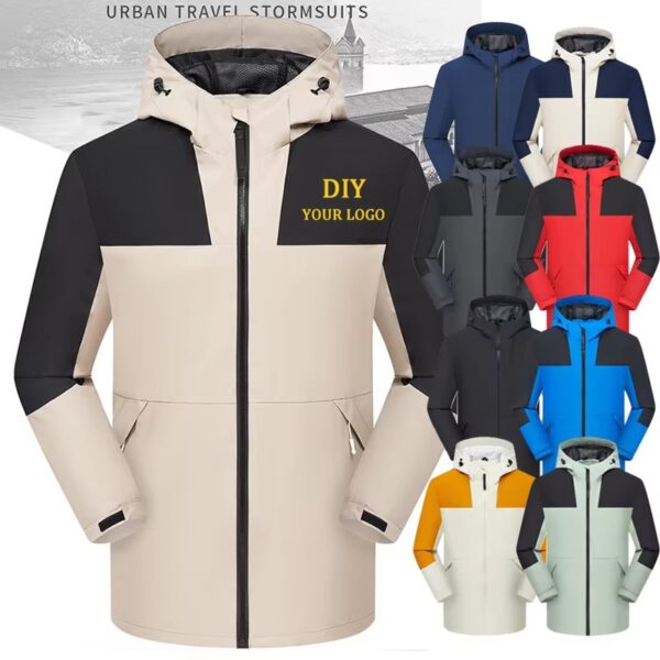 Custom Logo Waterproof Jackets Windproof LS-9088