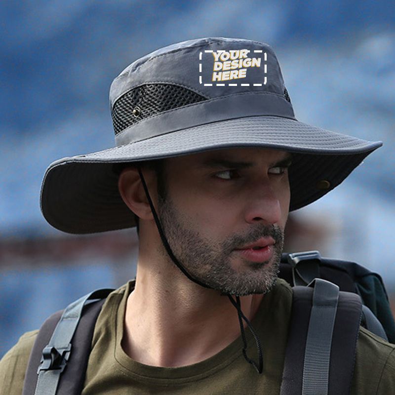 微信图片_20250905102942 Custom Cap Logo Bucket Hat for Men and Women Solid Hat Brand Design DIY Print Summer Fishermen Cap Unisex - Image 1