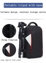 Professional Large-capacity Camera Bag Waterproof Nylon Wear-resistant Photography Backpack Free Custom Your Logo - Image 2