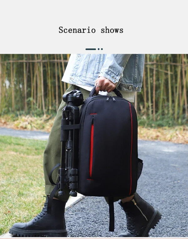 Professional Large-capacity Camera Bag Waterproof Nylon Wear-resistant Photography Backpack Free Custom Your Logo