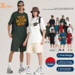 Premium 275g Pure Cotton T-Shirt Men, Free Custom Logo Printing, Loose Drop Shoulder Casual Wear, Custom Logo Tees