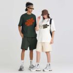 Premium 275g Pure Cotton T-Shirt Men, Free Custom Logo Printing, Loose Drop Shoulder Casual Wear, Custom Logo Tees - Image 3