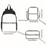 Custom Your Photo Logo Message Backpacks Casual Bookbag for School College DIY Design Bags - Image 2