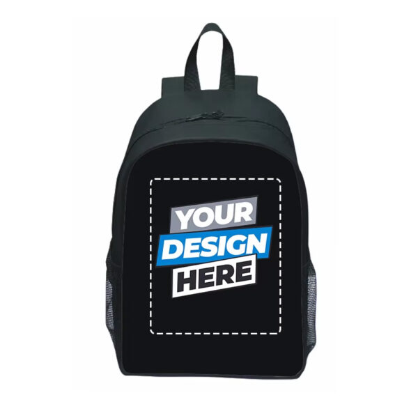 Custom Your Photo Logo Message Backpacks Casual Bookbag for School College DIY Design Bags