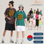 240g Heavyweight Drop-Shoulder Loose Pure Cotton T-Shirt T240300