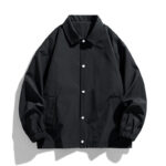 Men's Fall Fashion Collared Coach Jacket - Image 2