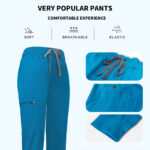 Solid Color Medical Uniform Sets for Doctor Nurse Spa Beauty Salon Front Desk, Custom Logo Available, High Quality European & American Style Workwear - Image 3