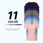 Solid Color Medical Uniform Sets for Doctor Nurse Spa Beauty Salon Front Desk, Custom Logo Available, High Quality European & American Style Workwear - Image 2