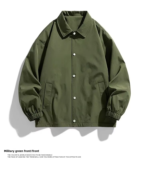 Men's Fall Fashion Collared Coach Jacket - Image 4