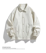 Men's Fall Fashion Collared Coach Jacket - Image 6